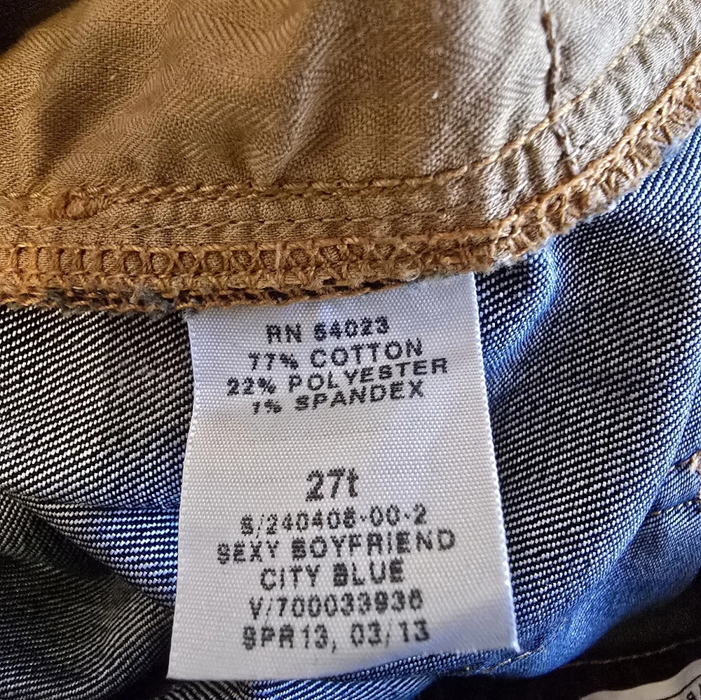 Gap 1969 Sexy Boyfriend Jeans Size 27t City Blue - Picture 5 of 6